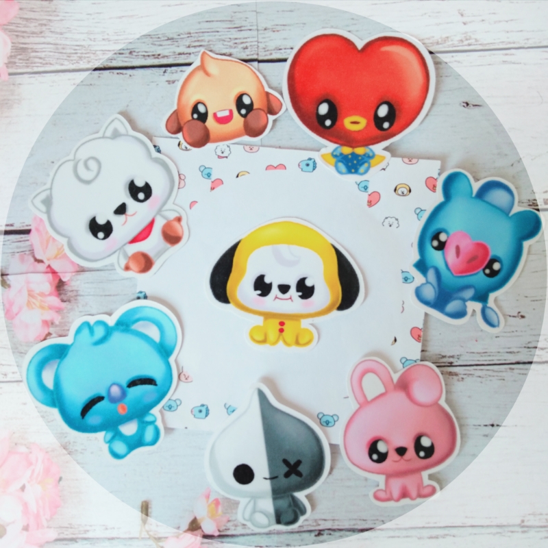  BT21 Sticker Seti Kpop Sticker Set