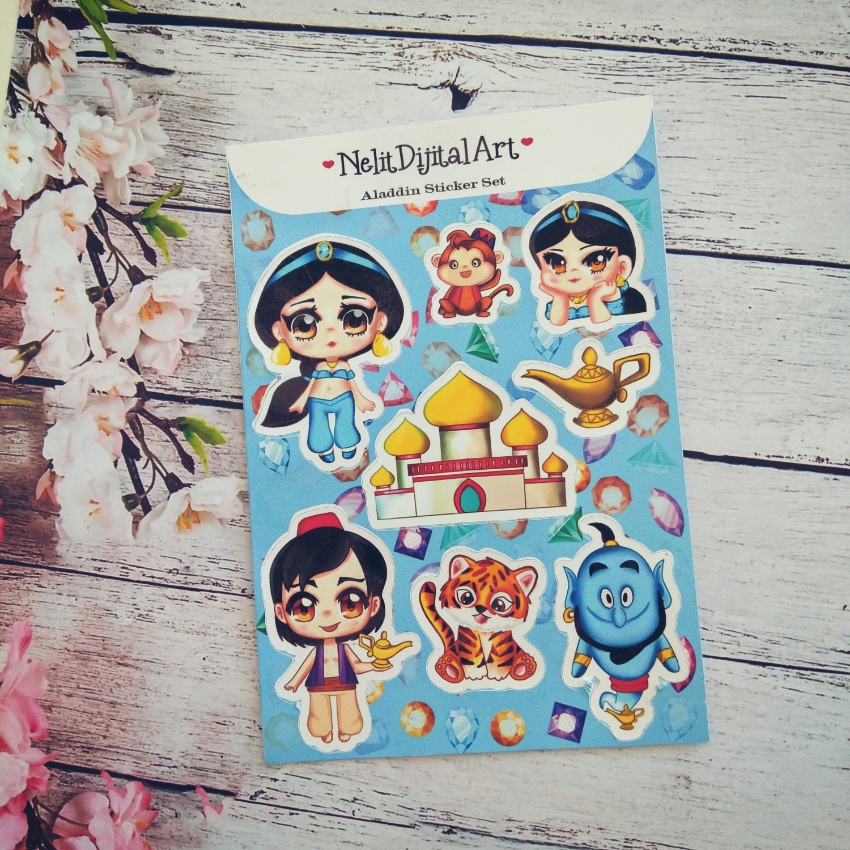 Alaaddin ve Jasmine sticker set