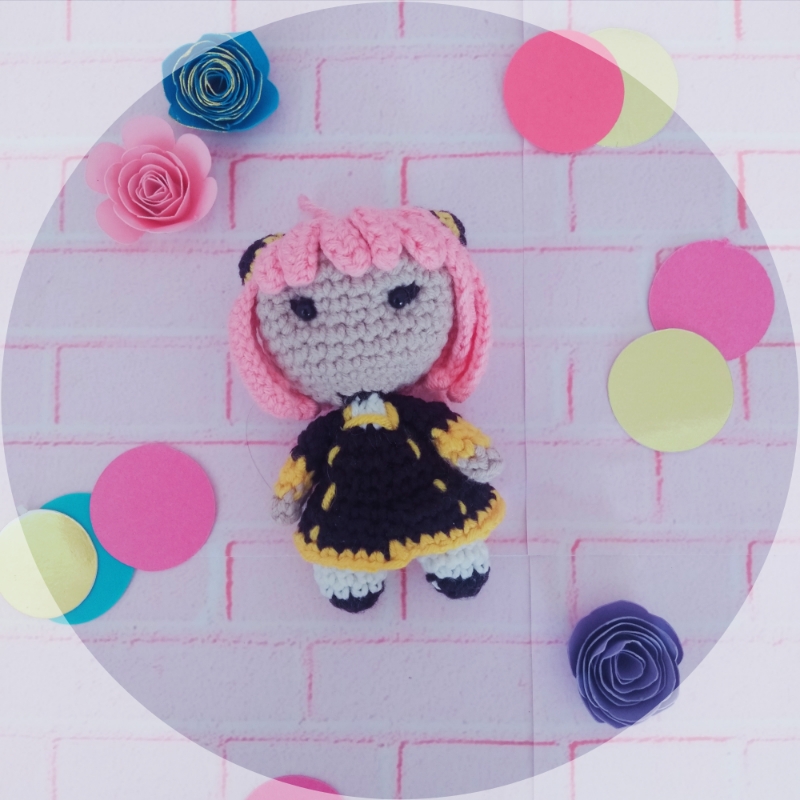 Anya Forger Amigurumi Anahtarlık