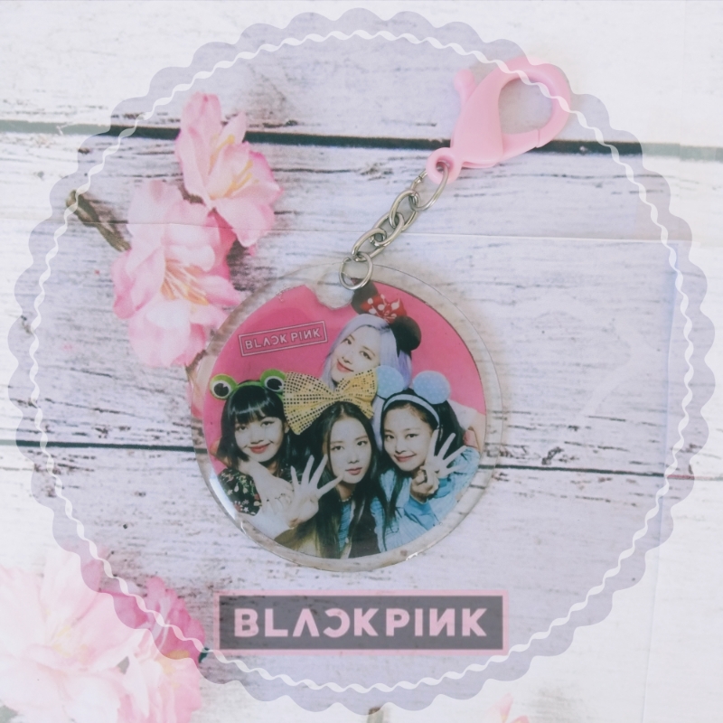 Black Pink Akrilik Anahtarlık 