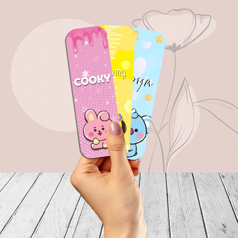 BT21 3lü Kitap Ayracı Koya Chimmy Cooky