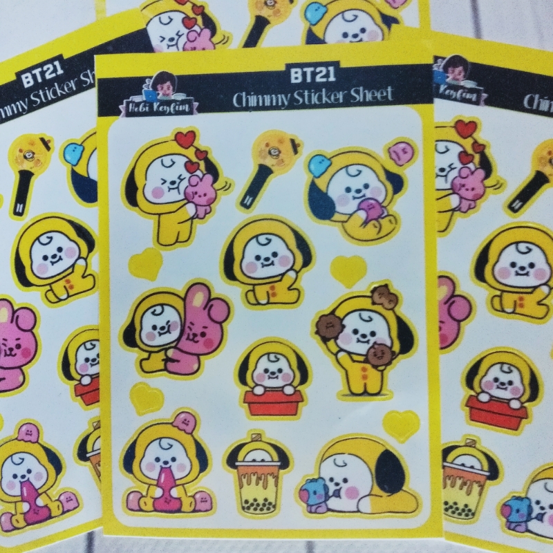 BT21 Chimmy Sticker Sheet