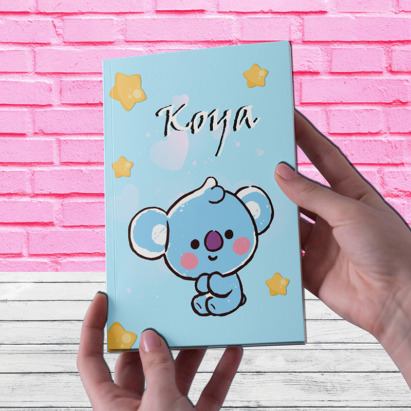 BT21 Koya Sert Kapak Defter