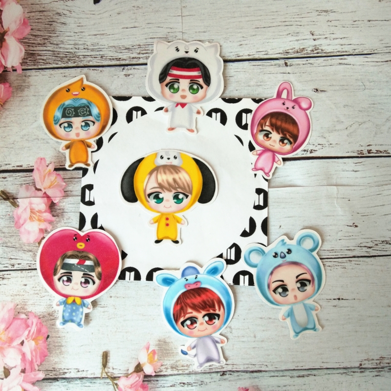 BTS BT21 Sticker Seti 1 Kpop Sticker Set