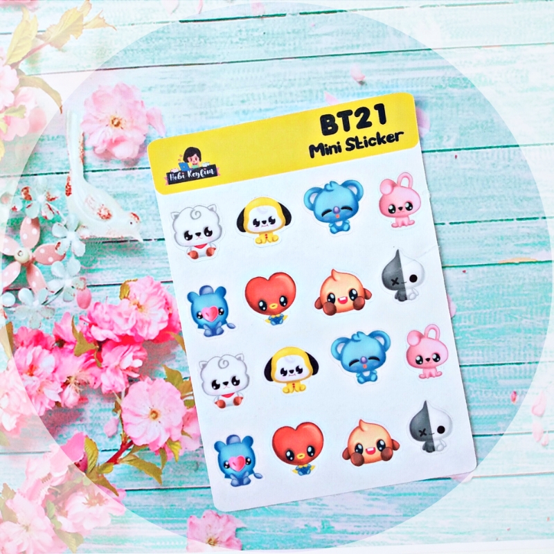 BTS BT21 Sticker Sheet