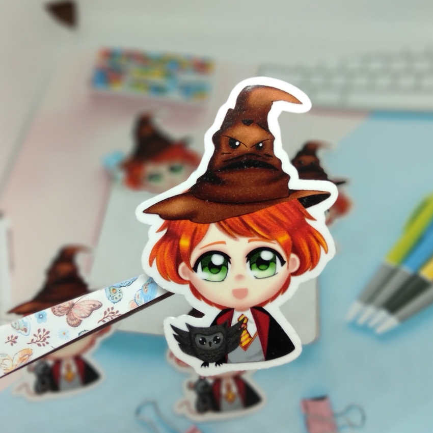 Chibi Ron Weasley Sticker