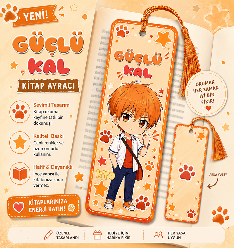 Fruits Basket Kyo Sohma Tasarımlı Kitap Ayracı