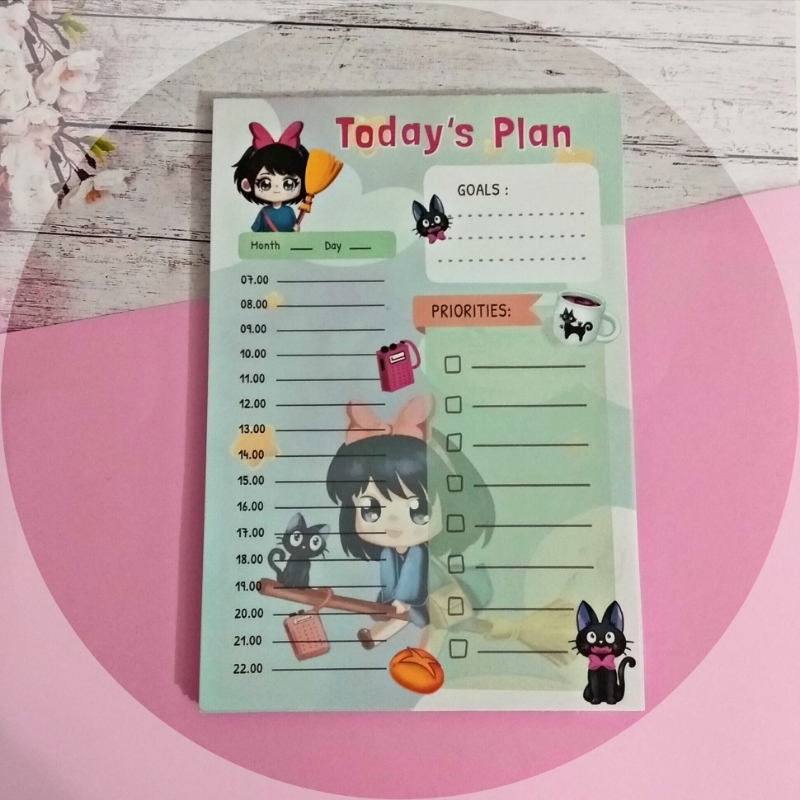 Kiki Delivery Service A5 Today Planner