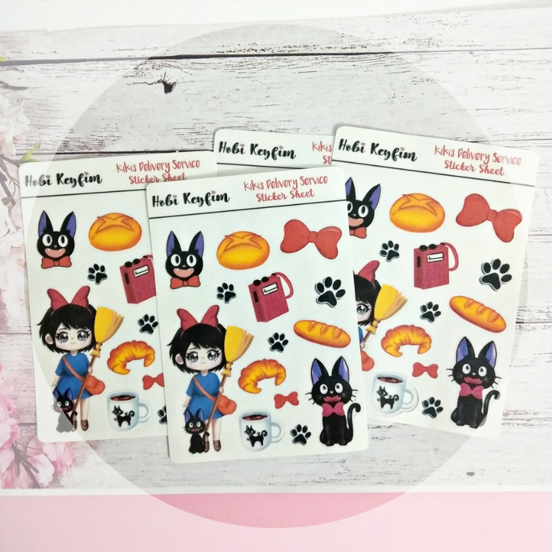 Kiki Delivery Service Sticker Sheet 