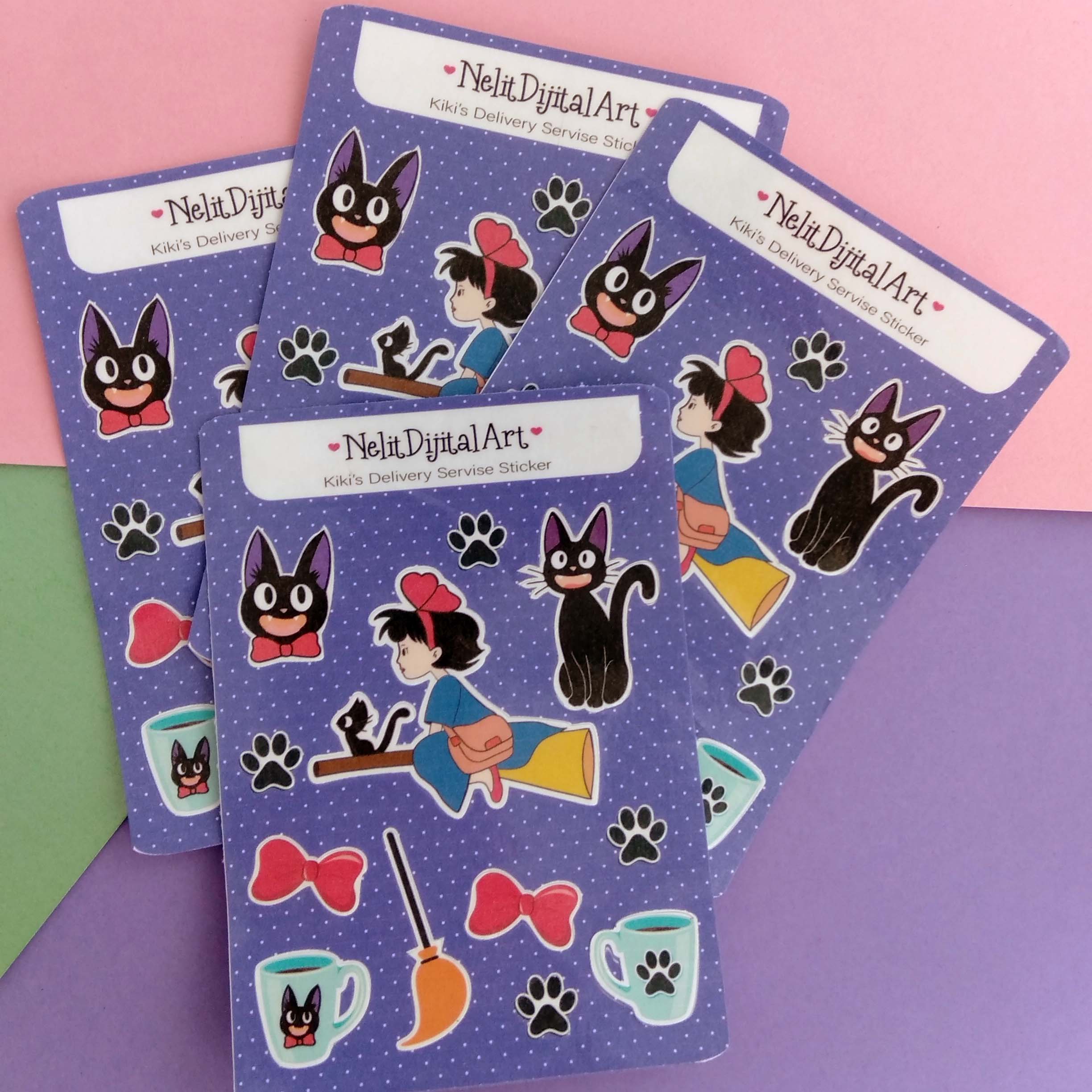 Kikis Delivery Service  Sticker Sheet