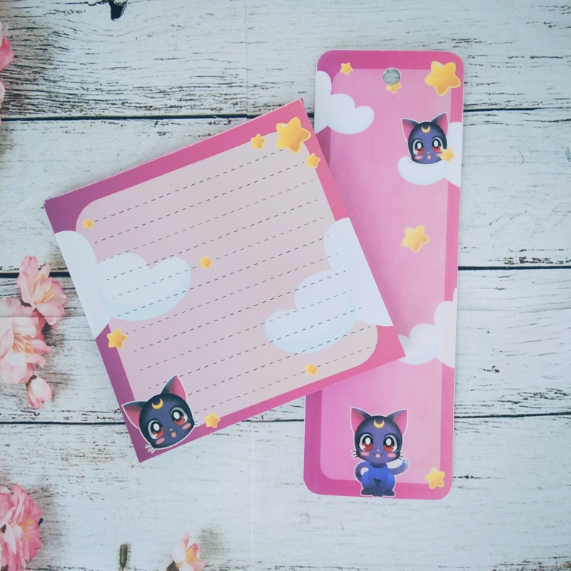 Luna  Memopad ve Kitap Ayracı Sailormoon Luna