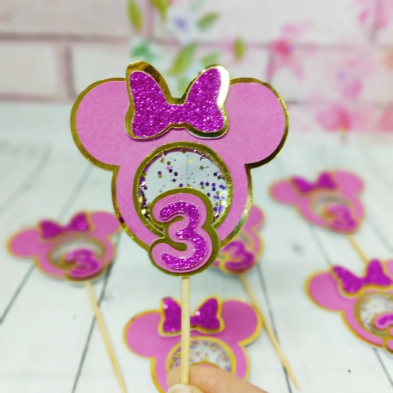 Minnie Mouse Cupcake Toppers 