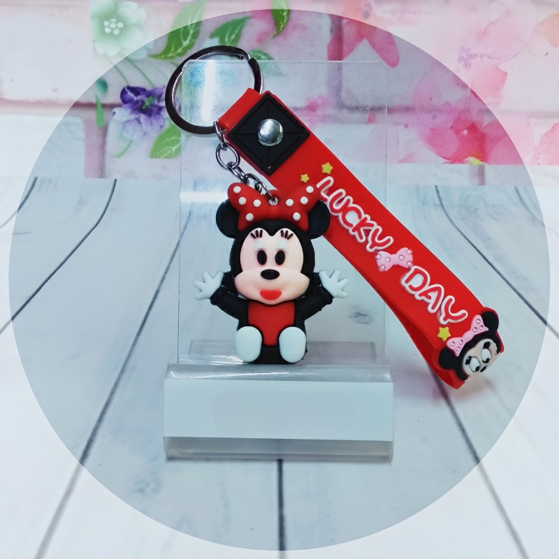 Minnie Mouse Silikon Anahtarlık