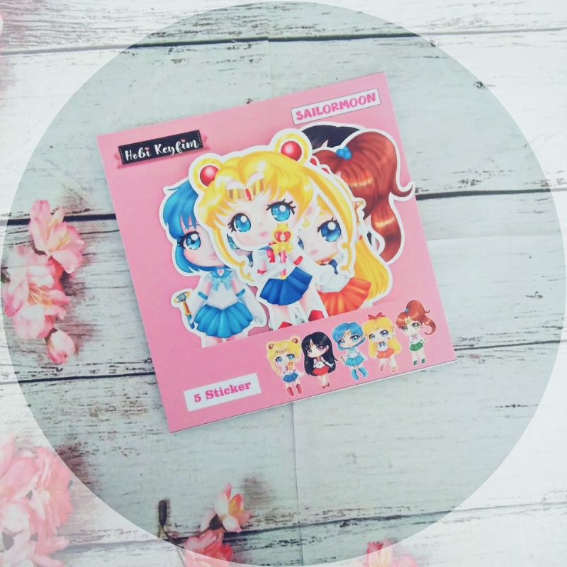 Sailormon 5 li Sticker Set