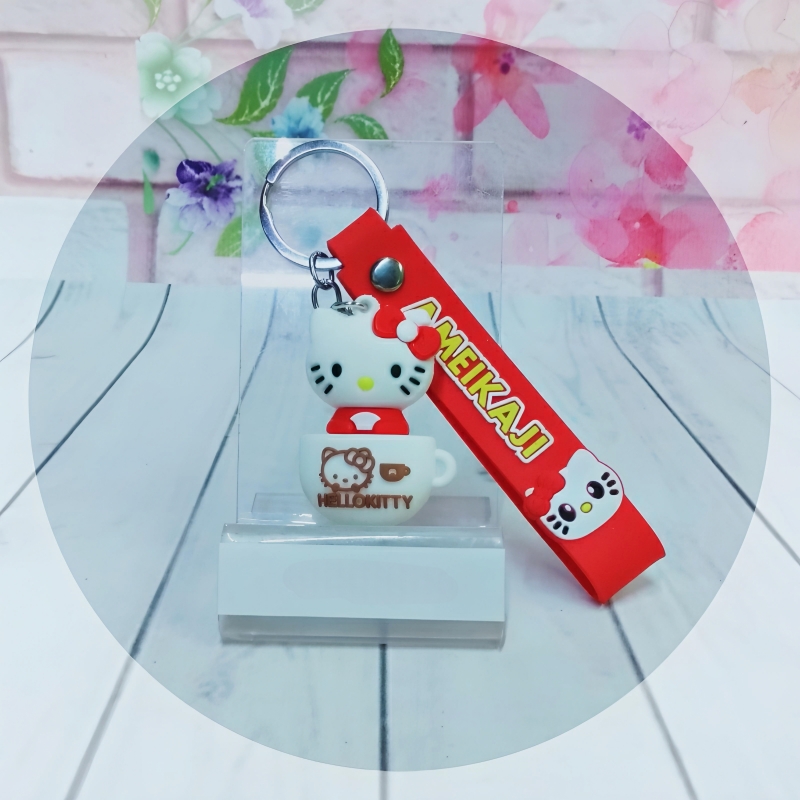 Sanrio Hello Kitty Silikon Anahtarlık