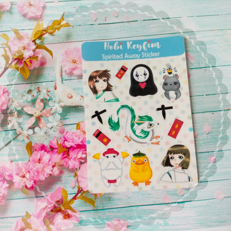 Spirited Away Ruhların Kaçışı Sticker Sheet