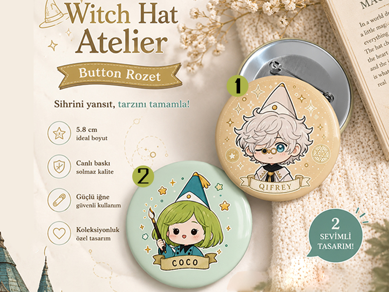 Witch Hat Atelier Coco & Qifrey Rozet